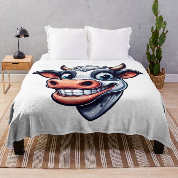 Item preview, Funny Quirky Cow Illustration - Humorous Farm Animal Design designed and sold by latelierdechris.