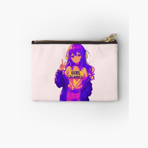 Item preview, Calabrese Girl Manga – Proud Italian Roots | Cute Italian Girl Shirt anime girlies, ragazza di anime art, designed and sold by Design by Anthony .
