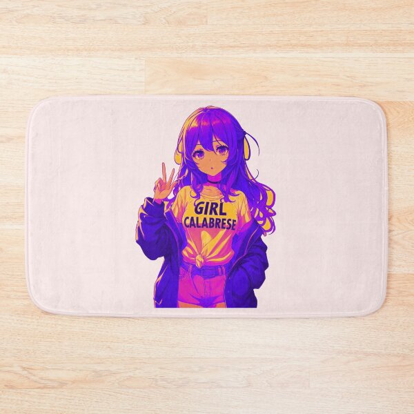 Item preview, Calabrese Girl Manga – Proud Italian Roots | Cute Italian Girl Shirt anime girlies, ragazza di anime art, designed and sold by Design by Anthony .