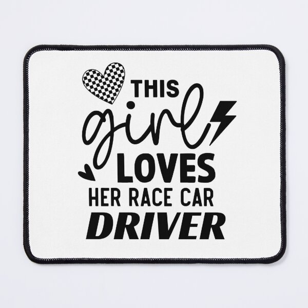 Item preview, This Girl Loves Her Race Car Driver - Formula Racing Addict Love designed and sold by TeesYouWant.