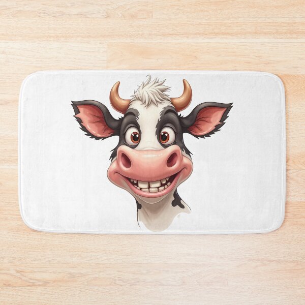 Item preview, Funny Quirky Cow Illustration - Humorous Farm Animal Design designed and sold by latelierdechris.