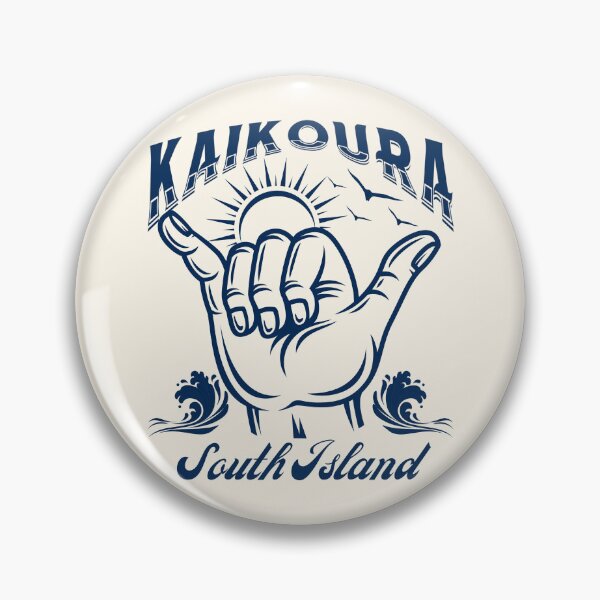Item preview, Kaikoura South Island New Zealand Shaka Surf- Navy designed and sold by SurfingLocales.