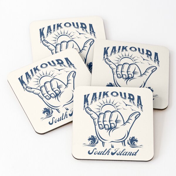 Item preview, Kaikoura South Island New Zealand Shaka Surf- Navy designed and sold by SurfingLocales.