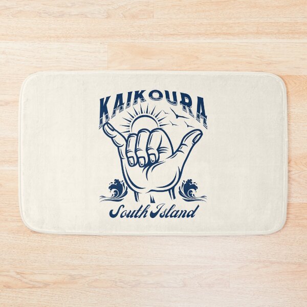 Item preview, Kaikoura South Island New Zealand Shaka Surf- Navy designed and sold by SurfingLocales.
