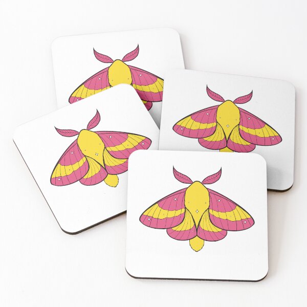 Item preview, Rosy maple moth cutie designed and sold by crumblyneurodiv.