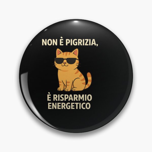 Item preview, Gatto pigro divertente – Non è pigrizia, è risparmio energetico designed and sold by Giomyke16.