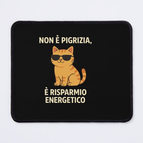 Item preview, Gatto pigro divertente – Non è pigrizia, è risparmio energetico designed and sold by Giomyke16.