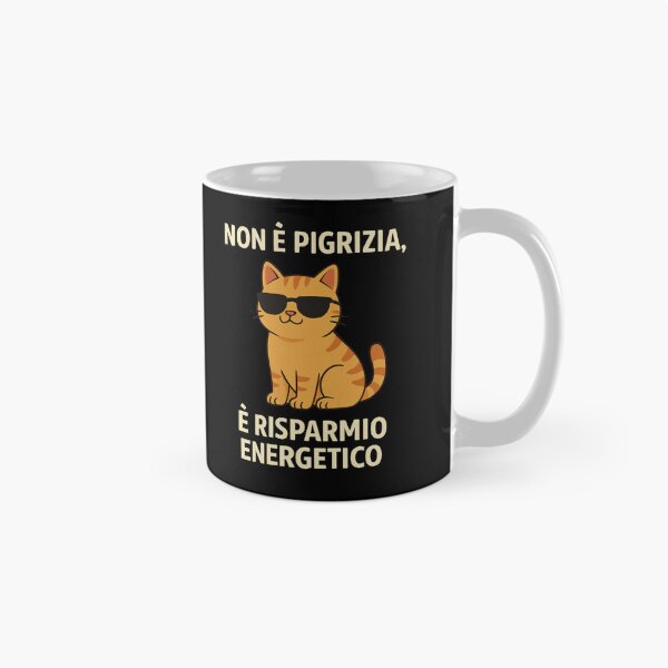 Item preview, Gatto pigro divertente – Non è pigrizia, è risparmio energetico designed and sold by Giomyke16.
