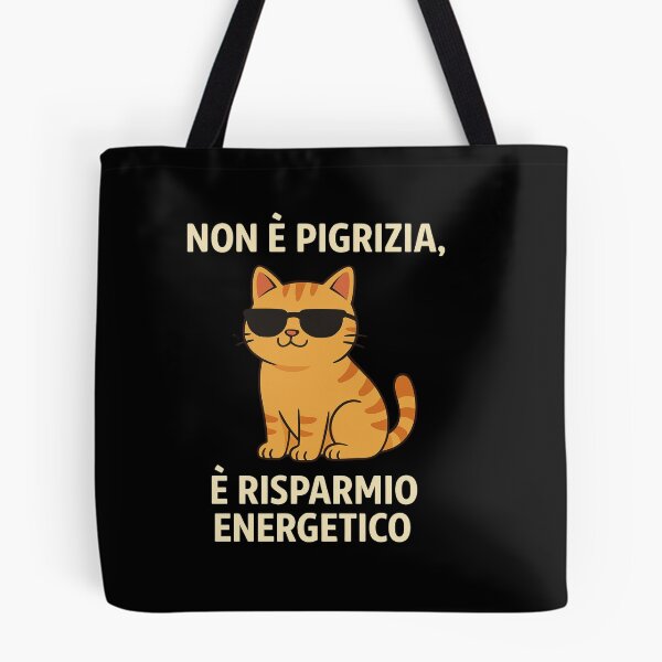Item preview, Gatto pigro divertente – Non è pigrizia, è risparmio energetico designed and sold by Giomyke16.