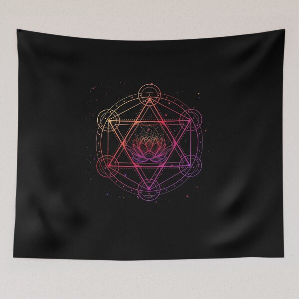 Item preview, Metatrons Cube With a Lotus Flower designed and sold by KingersDesigns.
