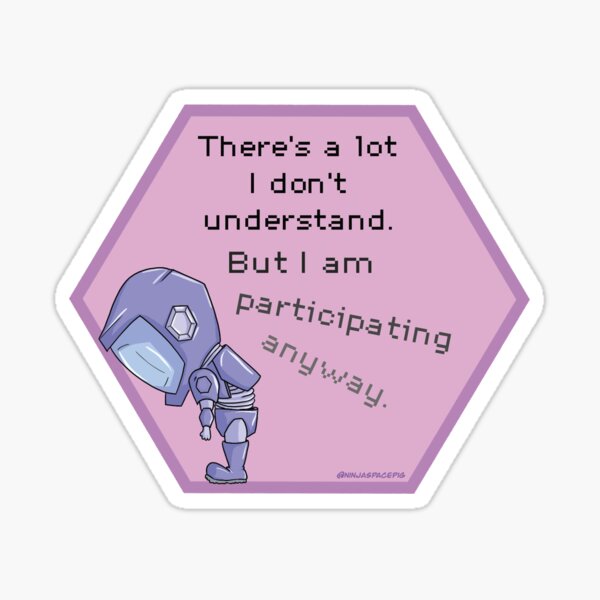 Item preview, Copy of Murderbot Diaries - I don't understand but am participating anyway designed and sold by ninjaspacepig.
