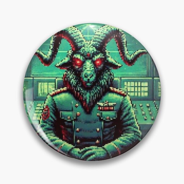 Item preview, "All Your Base Are Belong To Us" Goat Commander designed and sold by Satanic NYC.