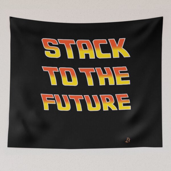 Item preview, Stack to the Future Bitcoin T-Shirt - Trend Labs designed and sold by Trend-Labs.