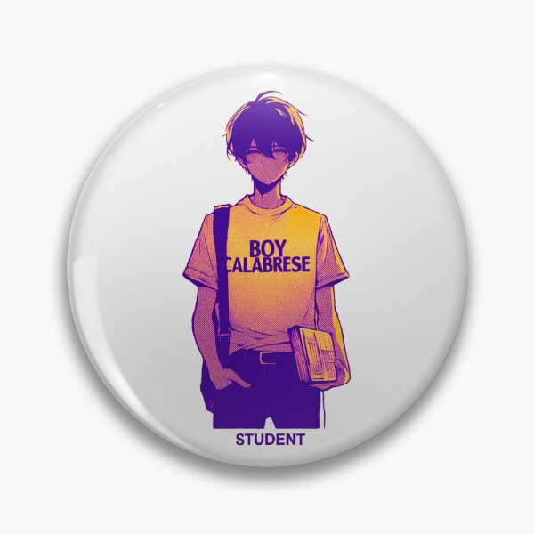 Item preview, Ragazzo Calabrese Manga – Studente Orgoglioso | Maglietta Italiana Identitaria anime character designed and sold by Design by Anthony .