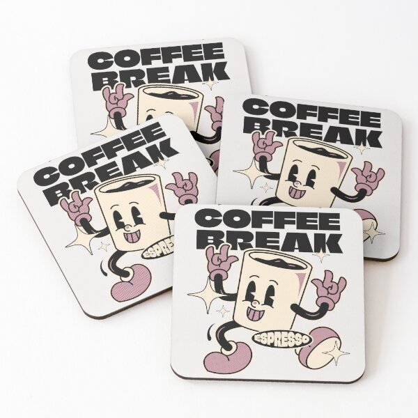 Item preview, I'm On A Permanent Coffee Break designed and sold by lightnshadow1.
