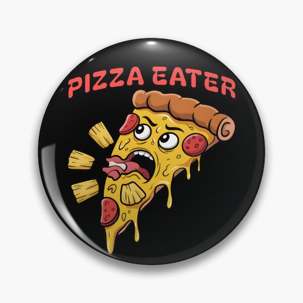 Item preview, Pizza Eater – Cartoon Slice Throwing Up Pineapple Funny Food designed and sold by Fragy72.