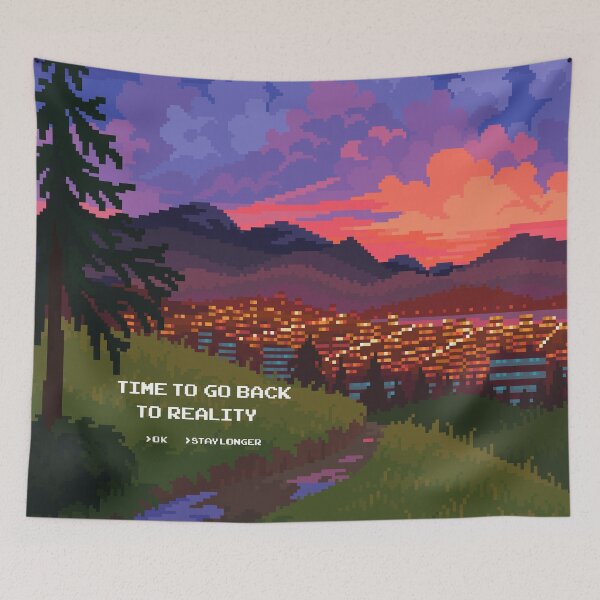 Item preview, GO BACK TO REALITY designed and sold by 8PXL.