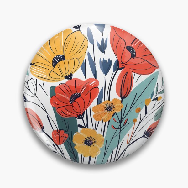 Artikelvorschau, Wunderliche Wildblume – Farbenfrohe Blumenillustration im modernen Stil entworfen und verkauft von Patricks-Art.