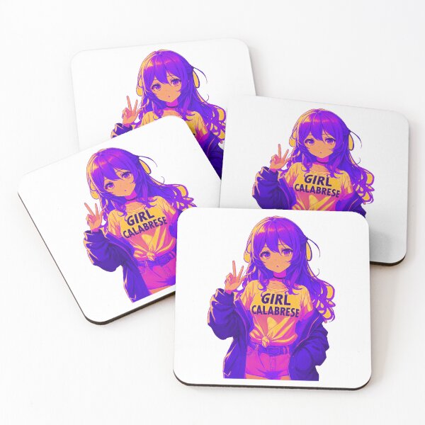 Item preview, Ragazza Calabrese Manga – Orgoglio Calabrese | Maglietta Italiane Divertenti anime girlies, ragazza di anime art designed and sold by Design by Anthony .