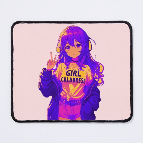 Item preview, Ragazza Calabrese Manga – Orgoglio Calabrese | Maglietta Italiane Divertenti anime girlies, ragazza di anime art designed and sold by Design by Anthony .