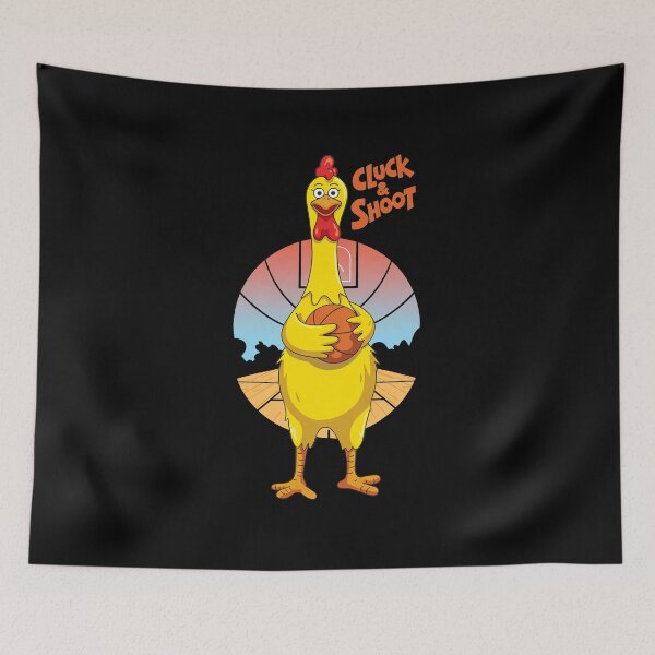 Item preview, Cluck And Shoot Basketball Rubber Chicken designed and sold by MonkiFlipp.