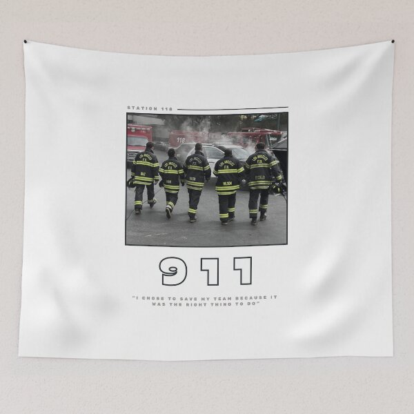 Item preview, Station 118 - 911 crew designed and sold by alittlelibrary.