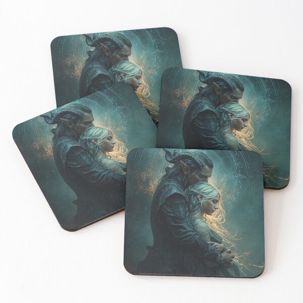 Item preview, Eclipsed Hearts: The Last Embrace of Eldarion and Lysara designed and sold by oanaunciuleanu.