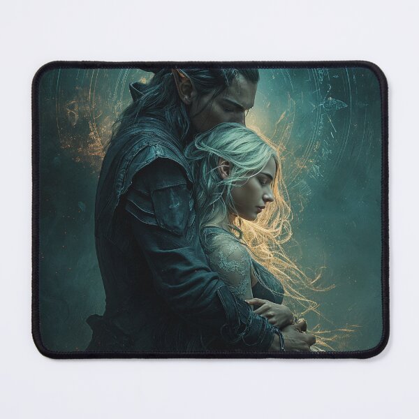 Item preview, Eclipsed Hearts: The Last Embrace of Eldarion and Lysara designed and sold by oanaunciuleanu.