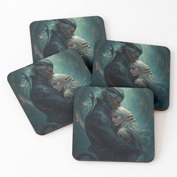 Item preview, Eclipsed Hearts: The Last Embrace of Eldarion and Lysara designed and sold by oanaunciuleanu.