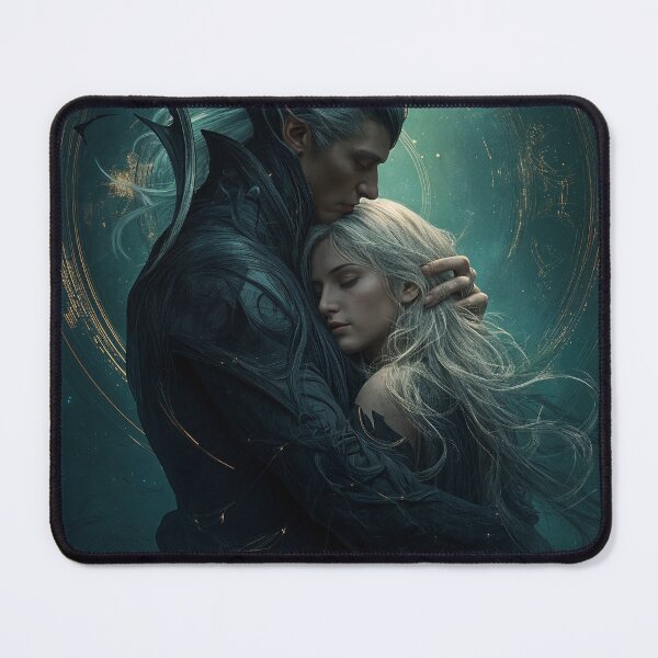 Item preview, Eclipsed Hearts: The Last Embrace of Eldarion and Lysara designed and sold by oanaunciuleanu.