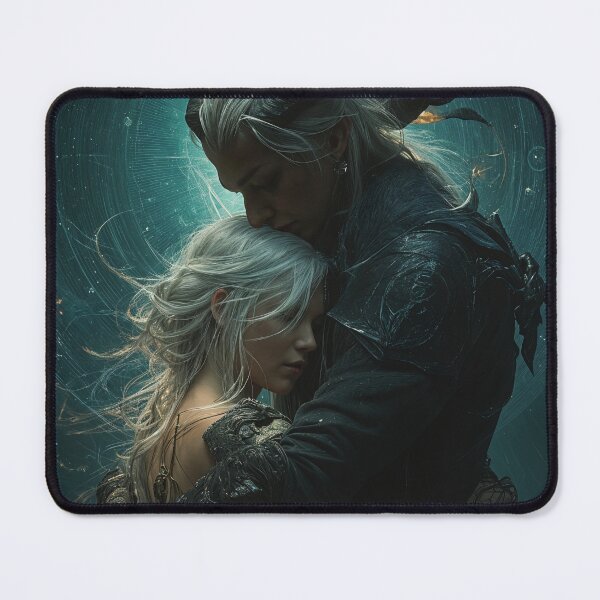 Item preview, Eclipsed Hearts: The Last Embrace of Eldarion and Lysara designed and sold by oanaunciuleanu.