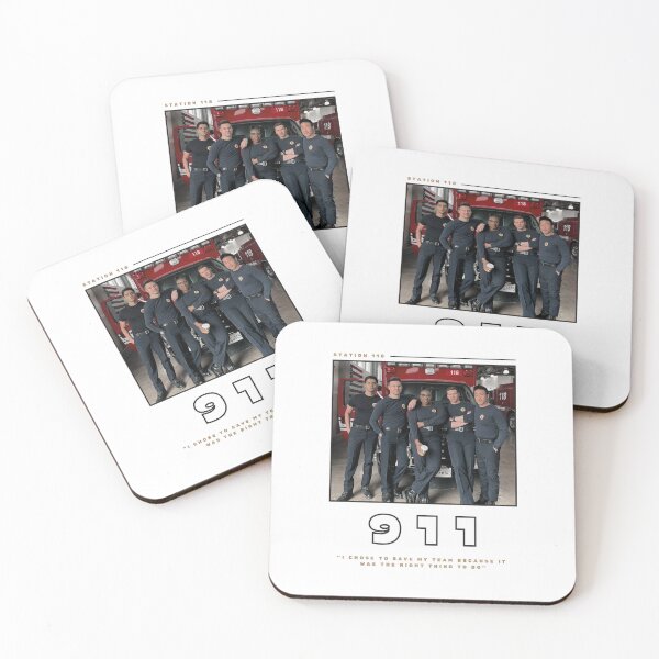 Item preview, Station 118 - 911 crew designed and sold by alittlelibrary.