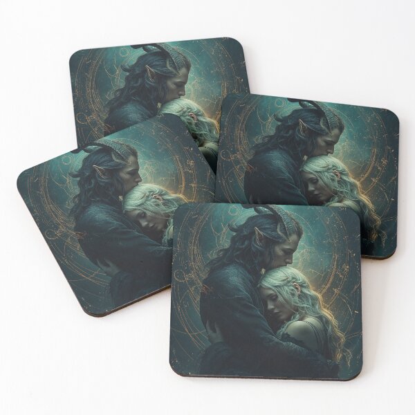 Item preview, Eclipsed Hearts: The Last Embrace of Eldarion and Lysara designed and sold by oanaunciuleanu.