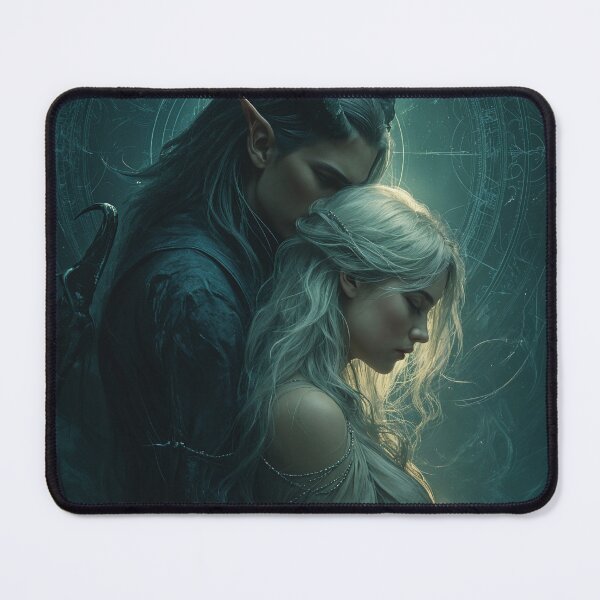 Item preview, Eclipsed Hearts: The Last Embrace of Eldarion and Lysara designed and sold by oanaunciuleanu.