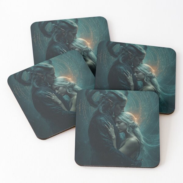 Item preview, Eclipsed Hearts: The Last Embrace of Eldarion and Lysara designed and sold by oanaunciuleanu.