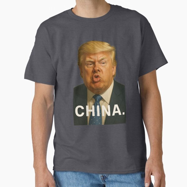 Vista previa del artículo con la obra «Trump-China», diseñado y vendido por theStellar.