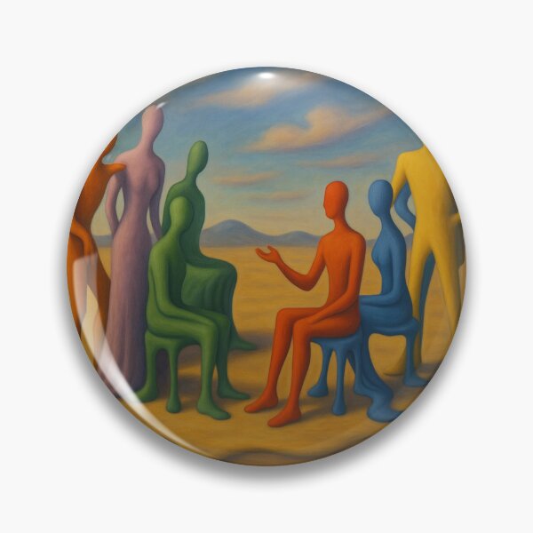 Item preview, Le Corbusier colourful gathering - Surrealist Style designed and sold by SLGA-Designs.
