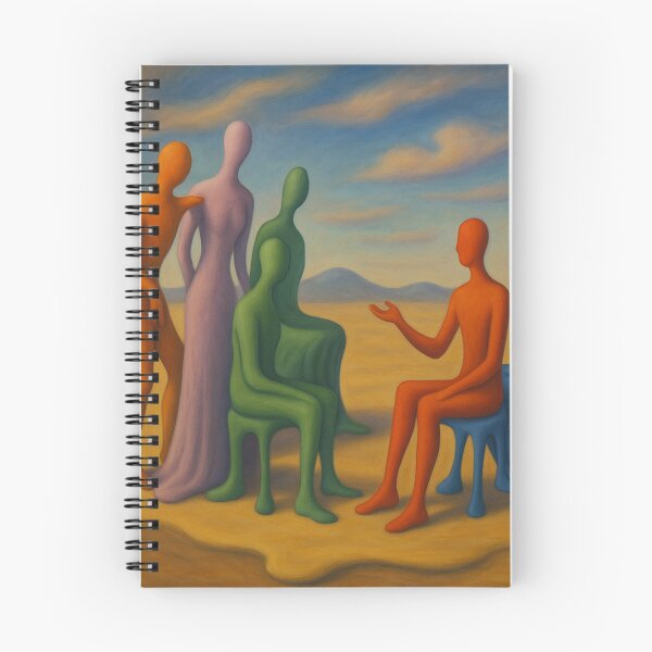 Item preview, Le Corbusier colourful gathering - Surrealist Style designed and sold by SLGA-Designs.
