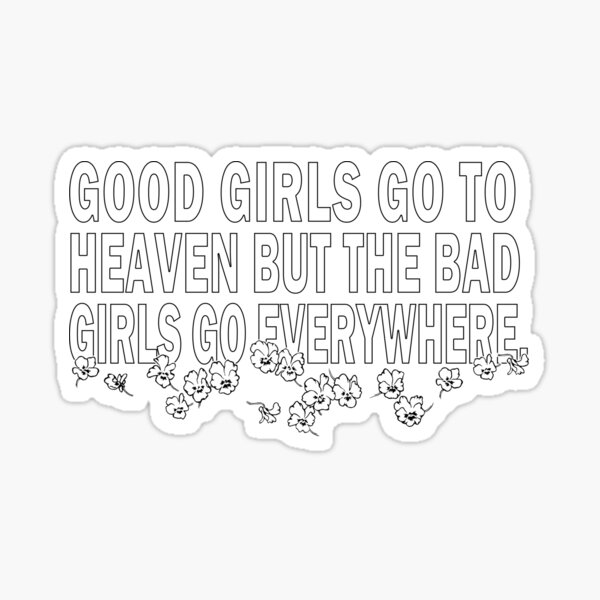 Vista previa del artículo con la obra «Las chicas buenas van...texto divertido.», diseñado y vendido por Bukhisz.