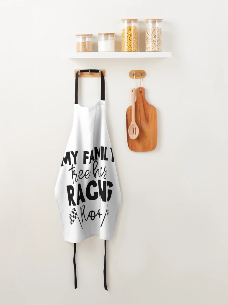 Thumbnail 4 of 6, Apron, Family Tree Racing Roots - Formula Racing Addict Love designed and sold by TeesYouWant.