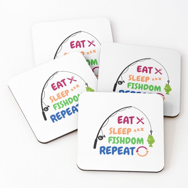 Item preview, Eat Sleep Fishdom Repeat designed and sold by urchoice002.