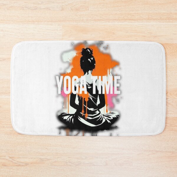 Item preview, YOGA TIME – Meditation Meets Street Art | Bold Yoga Vibes designed and sold by MomentumbyOla.