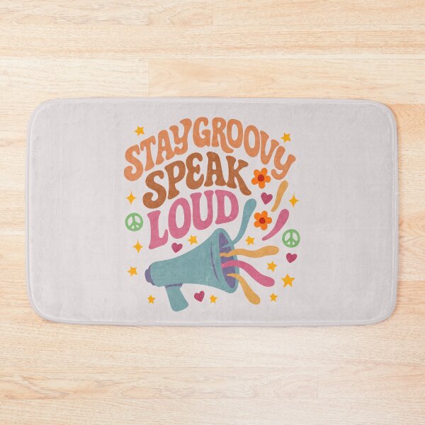 Item preview, Stay Groovy Speak Loud! designed and sold by Ingi.