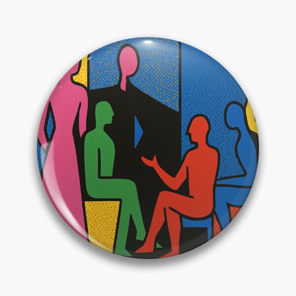 Item preview, Le Corbusier colourful gathering - Pop Art Style designed and sold by SLGA-Designs.