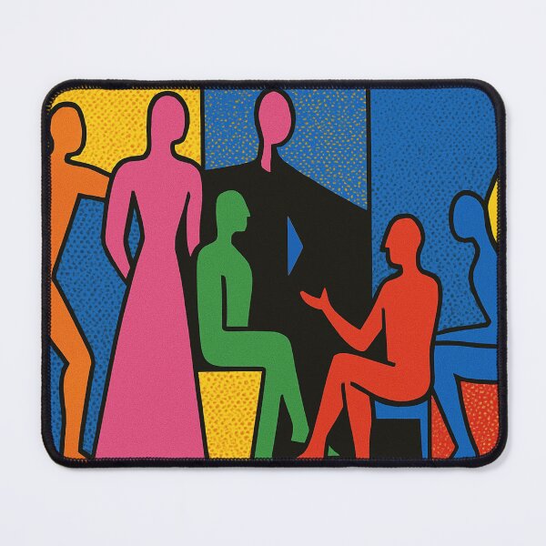 Item preview, Le Corbusier colourful gathering - Pop Art Style designed and sold by SLGA-Designs.