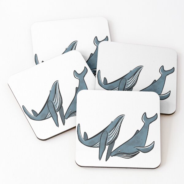 Item preview, Two blue whales  designed and sold by ArtByLakmini.