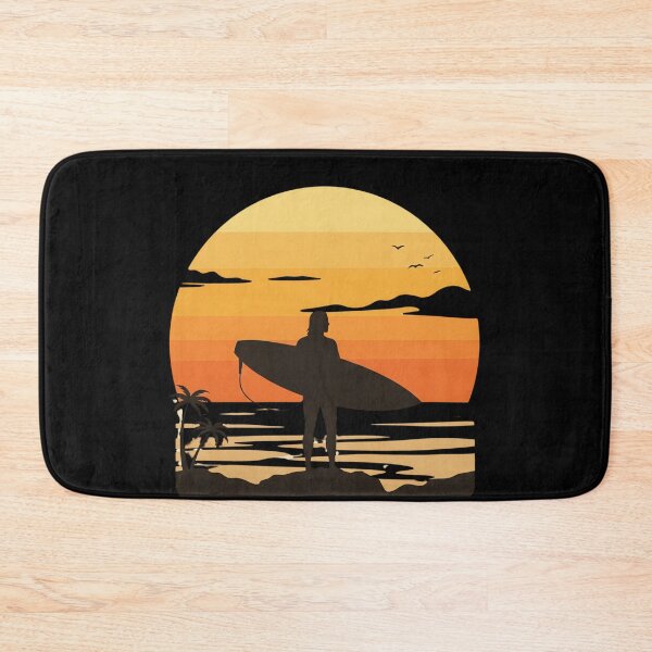 Item preview, Surfer Silhouette at Sunset - Beach Lifestyle Art designed and sold by ZENTIO.