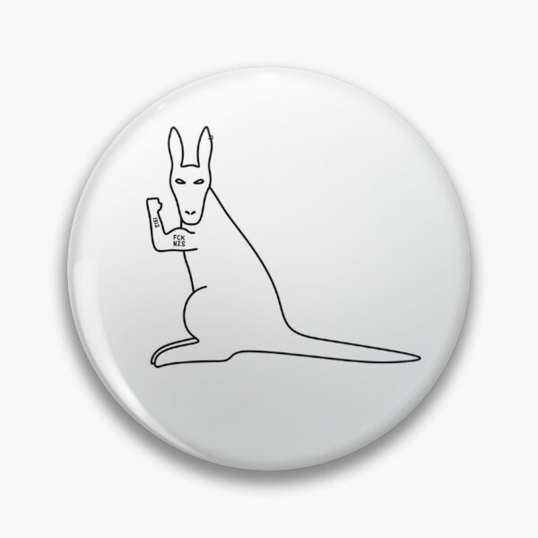 Item preview, antifacist kangaroo redraw designed and sold by Natty Warkentin.