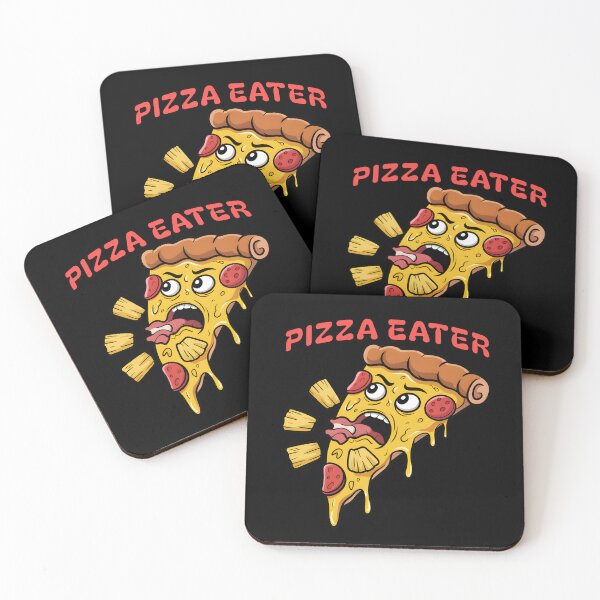 Item preview, Pizza Eater – Cartoon Slice Throwing Up Pineapple Funny Food designed and sold by Fragy72.