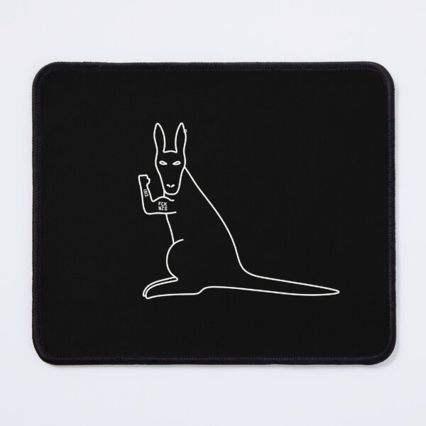 Item preview, antifacist kangaroo redraw designed and sold by Natty Warkentin.